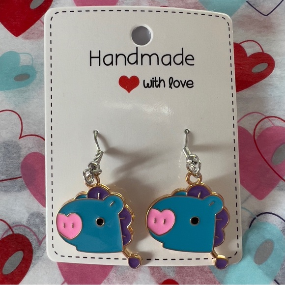 BT21 MANG J-HOPE BTS earrings - Picture 1 of 3